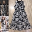 *พร้อมส่ง*DSY Dress :: เดรสแขนกุดตัวสวย ผ้ามี Texture ในตัวด้วยลวดลายดอกไม้