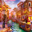 Eurographics - Sunset over Venice by Dominic Davison (Non-Pattern) 1000 pcs.