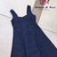 *พร้อมส่ง*Landmee Dress เดรสแขนกุด ตัวยาวสุดเก๋ เนื้อผ้ายีนส์ฟอก