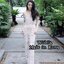 *พร้อมส่ง*VRT. Jumpsuit :: จั้มสูทขายาวปาดไหล่ตัวสวย มาในผ้าลูกไม้ทอสลับลายสวย
