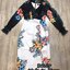 *พร้อมส่ง*KS Dress :: เดรสแขนยาวตัวสวยอลัง เก๋ด้วยการแต่งระบายรอบคอ