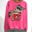 Gucci เสื้อคอกลม แขนยาว สีชมพู Sweater Gucci