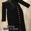*พร้อมส่ง*Korea Style Set :: เสื้อแขนยาวปาดไหล่กับกระโปรงทรงสอบ