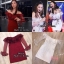 *พร้อมส่ง*LBT Dress :: เดรสปาดไหล่ตัวเปรี้ยวแต่งระบายอกซ้อนชั้นรอบตัว