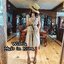 *พร้อมส่ง*PS. Dress :: เดรสสายเอี้ยมตัวเก๋