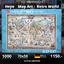 HEYE - Map Art : Retro World 1000 pcs.