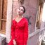 Korea style Dress :: เดรสคอปกแขนยาว เปิดไหล่มีสายเดี่ยวหนึ่งข้างเก๋ๆ มีเข็มขัดคาดเอว