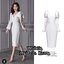*พร้อมส่ง*Poem Dress :: เดรสผ้าเรียบตัวสวย คัตติ้งสุดปัง
