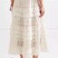 Zimmermann Skirt กระโปรงเนื้อผ้าฉะลุ สุดหรู แต่งชั้นระบายอย่างน่ารัก