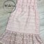 *พร้อมส่ง*PP Dres :: เดรสปาดไหล่ ช่วงไหล่เป็นยางยืดใส่สบายมากๆ