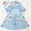 Korea Maxi Dress แม็กซี่เดรสแขนยาวไหล่ตั้งแสนสวย