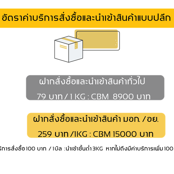บริการสั่งซื้อและนำเข้าสินค้าจาก Taobao 1688