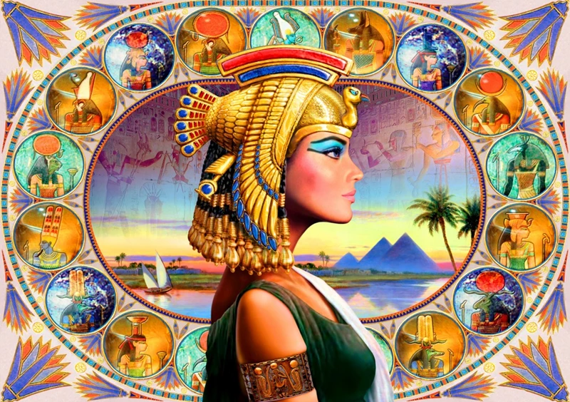 Bluebird Puzzle - Nefertari by Andrew Farley 1000 pcs.