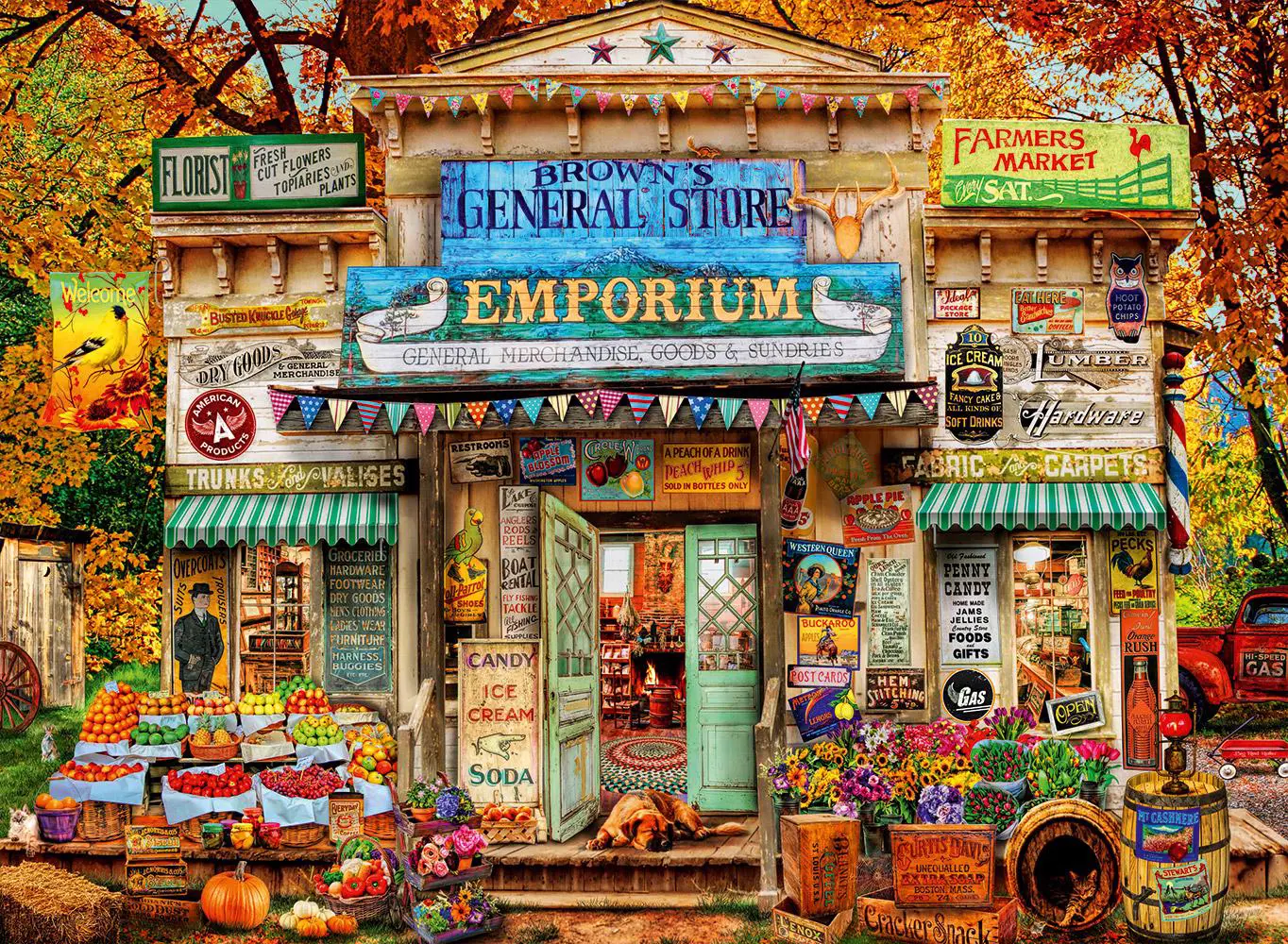 Bluebird Puzzle - The General Store by Aimee Stewart 4000 pcs.