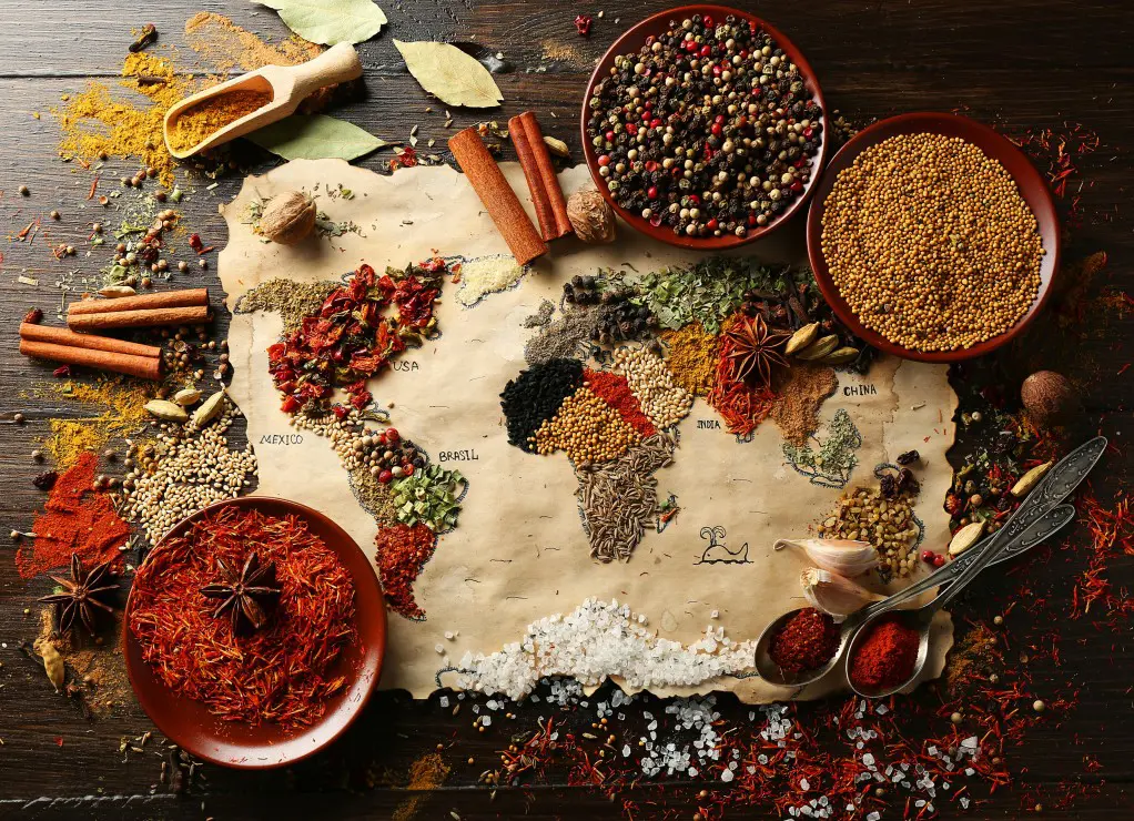 Bluebird Puzzle - World Map in Spices 3000 pcs.