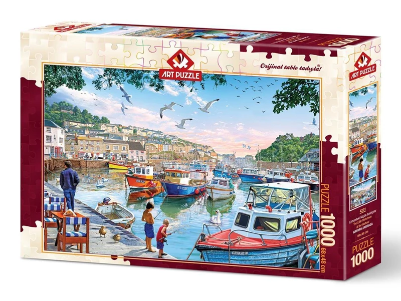 Art Puzzle - The Little Fisherman at the Harbour by Chuck Pinson 1000 pcs.
