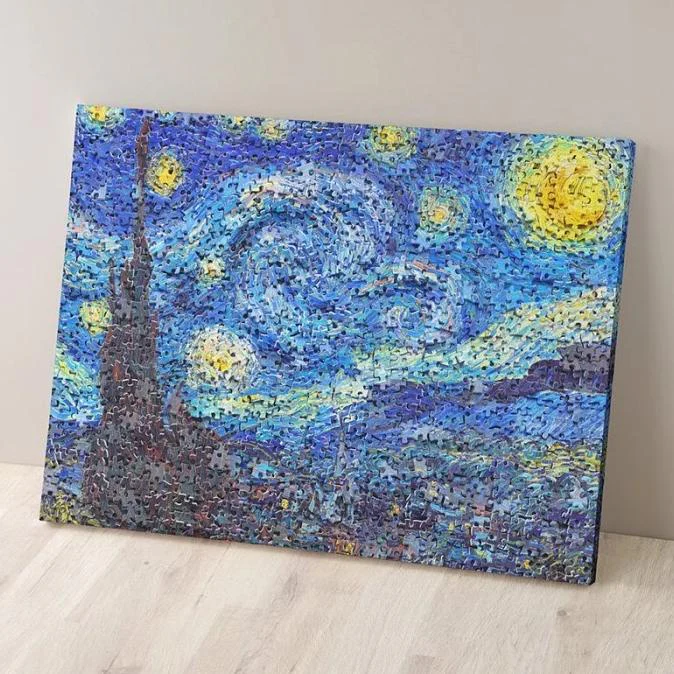 Pintoo - Puzzle in Puzzle : The Starry Night by Vincent Van Gogh 1336 pcs.