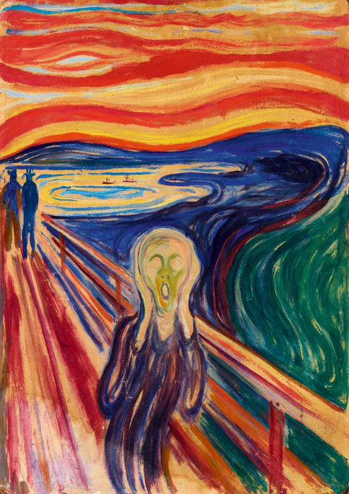 Bluebird Puzzle - The Scream, 1910 by Edvard Munch 1000 pcs.