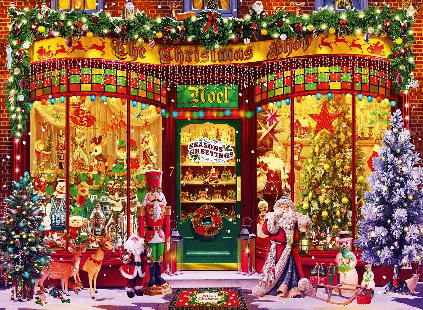 Bluebird Puzzle - Festive Shop by Garry Walton 3000 pcs.